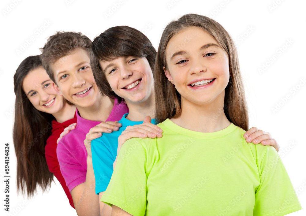 Happy Smiling Teenagers