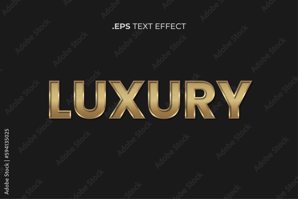 luxury text effect on a blackboard