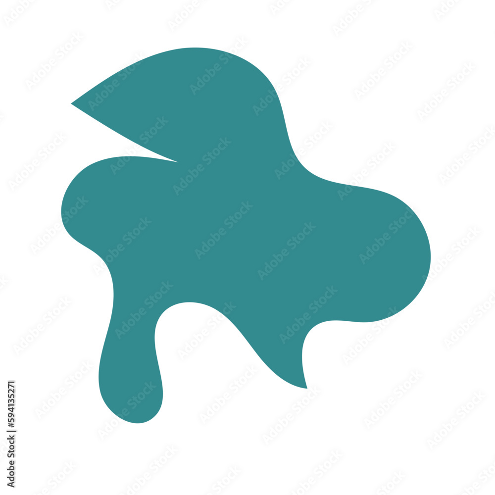 Blue Green Blob Abstract Shapes Vector Blue Green Blob Abstract Shapes Vector