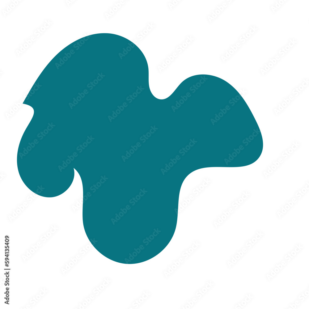 Blue Green Blob Abstract Shapes Vector Blue Green Blob Abstract Shapes Vector