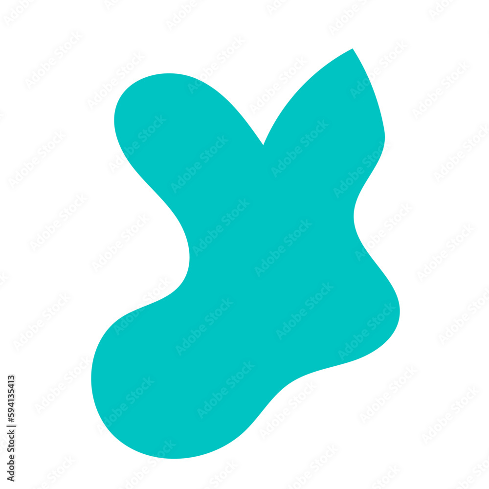 Blue Green Blob Abstract Shapes Vector Blue Green Blob Abstract Shapes Vector