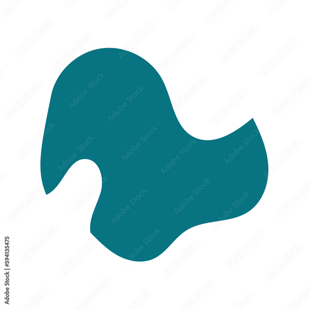 Blue Green Blob Abstract Shapes Vector Blue Green Blob Abstract Shapes Vector