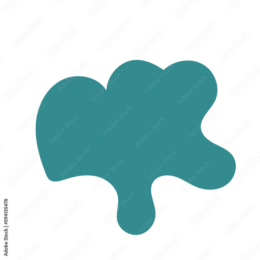 Blue Green Blob Abstract Shapes Vector Blue Green Blob Abstract Shapes Vector