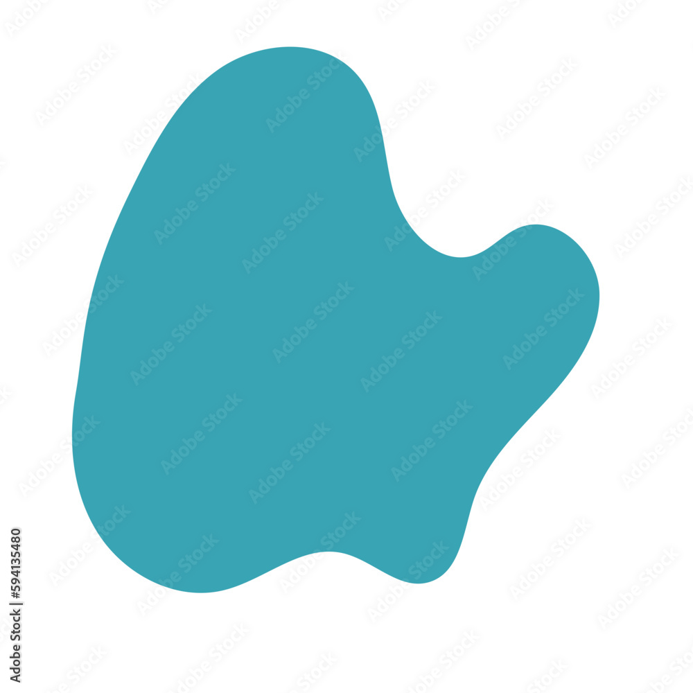 Blue Green Blob Abstract Shapes Vector Blue Green Blob Abstract Shapes Vector