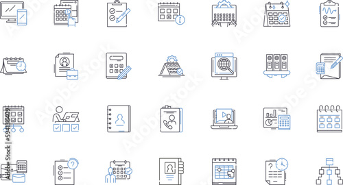 Moment line icons collection. Memory, Bliss, Perfection, Serenity, Euphoria, Joyful, Satisfying vector and linear illustration. Ecstatic,Transcendent,Thrilling outline signs set