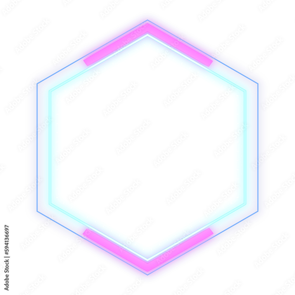 Abstract HUD display infographic sci-fi futuristic frame information