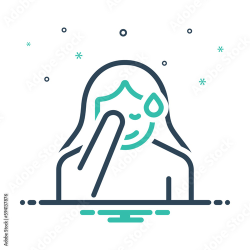 Mix icon for shame 