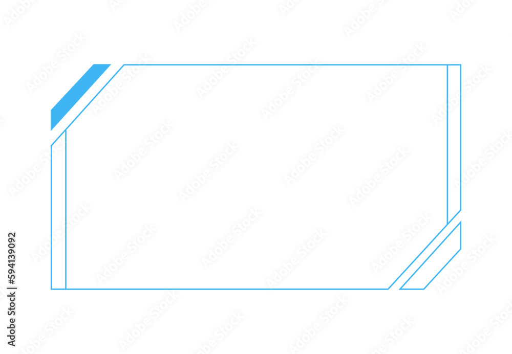 Futuristic Tech Game Frame Futuristic Tech Game Frame