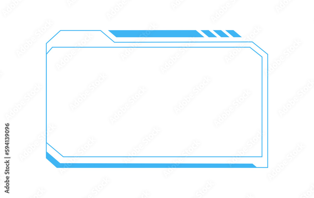 Futuristic Tech Game Frame