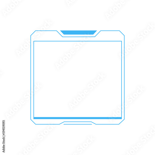 Futuristic Tech Game Frame