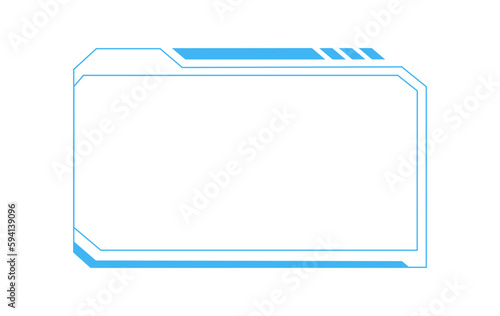Futuristic Tech Game Frame