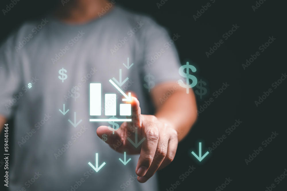 Ταπετσαρία Cost reduction business finance concept
