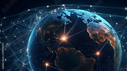 Internet and business connecting the world