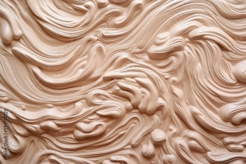 wavy textured surface with intricate lines. Generative AI