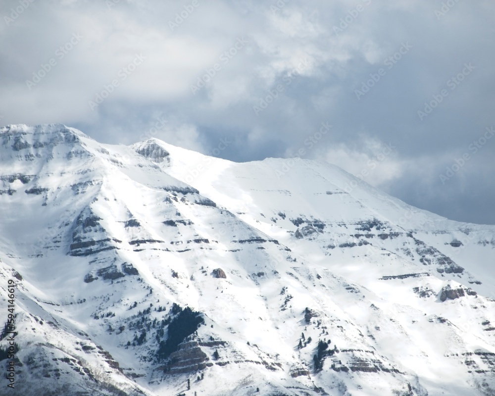 Timpanogos in the Snow Timpanogos in the Snow