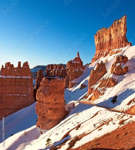 Bryce Canyon w zimie