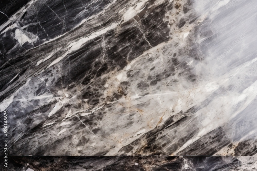 black and white marble textured background. Generative AI black and white marble textured background. Generative AI