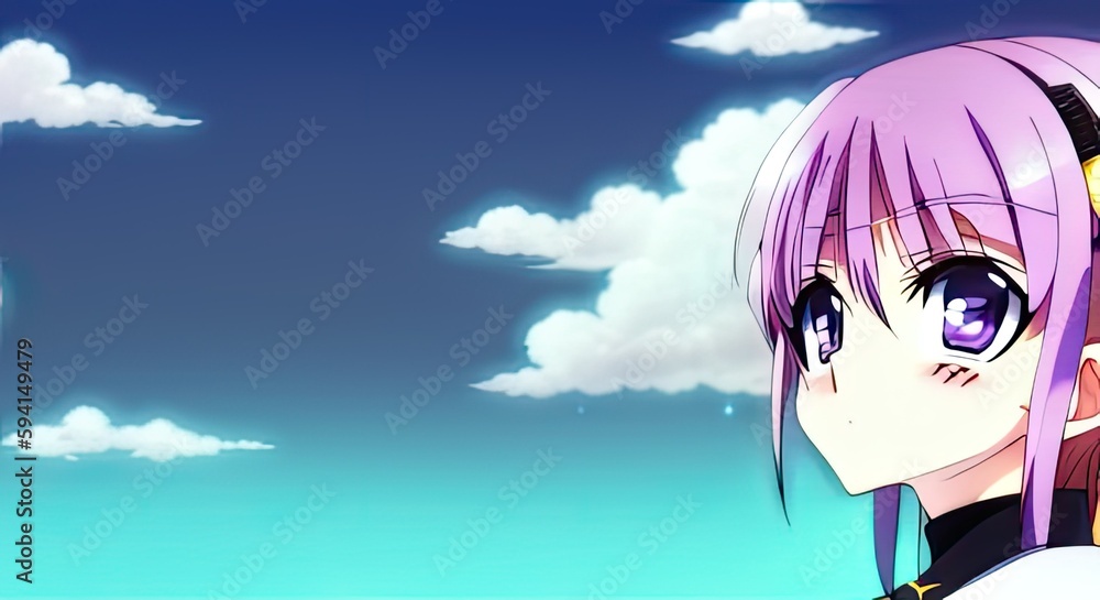 Kawaii anime background Kawaii anime background
