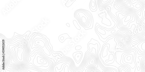 Seamless pattern with White sea map and liner topographic contours map background,curved reliefs abstract background. Topographic map patterns, topography line map. White background with topographic.