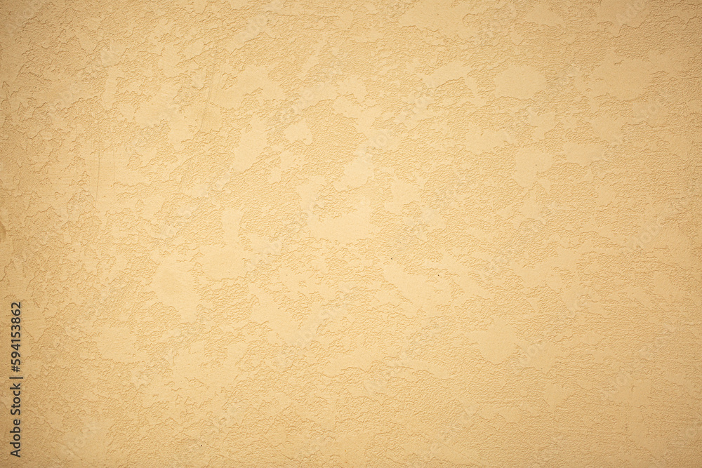 Brown background from decorative plaster with abstract spots. Unusual