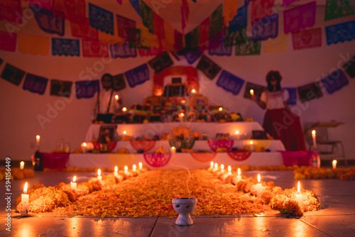 Altar Conmemorativo día de muertos