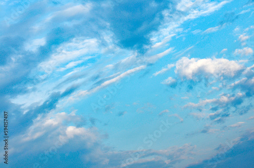 blue sky and clouds © 曹宇