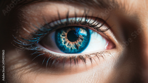 青い瞳 Generative AI