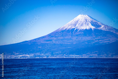 Mt.Fuji near Suruga coast in Shizuoka telephoto shot © tokyovisionaryroom