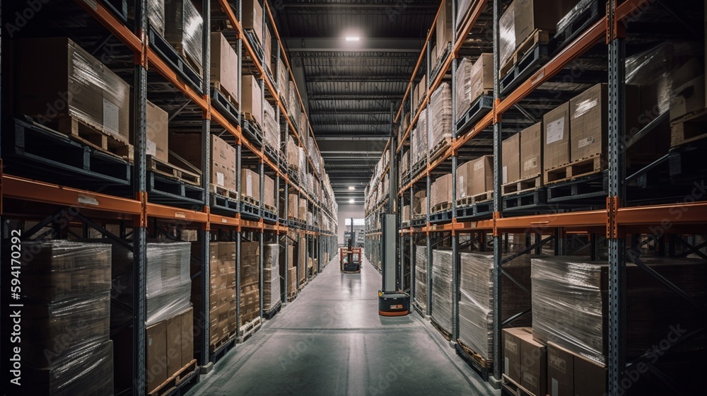 Innovative Smart Warehouse Solution with Advanced Automation Technology Cutting-Edge Logistics Facility Featuring Efficient Inventory Management Systems Image for Supply Chain and Industry Professiona Innovative Smart Warehouse Solution with Advanced Automation Technology Cutting-Edge Logistics Facility Featuring Efficient Inventory Management Systems Image for Supply Chain and Industry Professiona