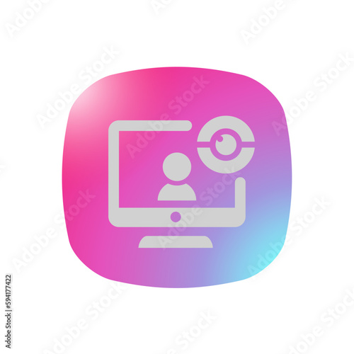 Video Chat - Pictogram (icon) 