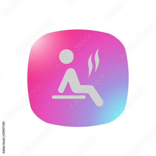 Hot Bath - Pictogram (icon) 