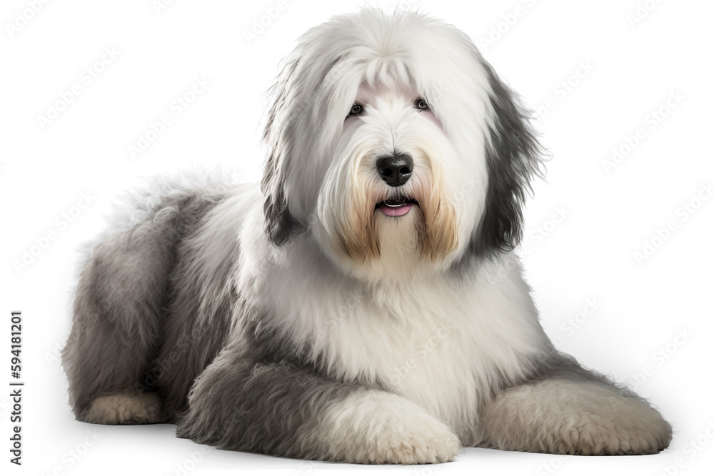 Adorable Old English Sheepdog Image: Showcasing the Breed's Unique Charm