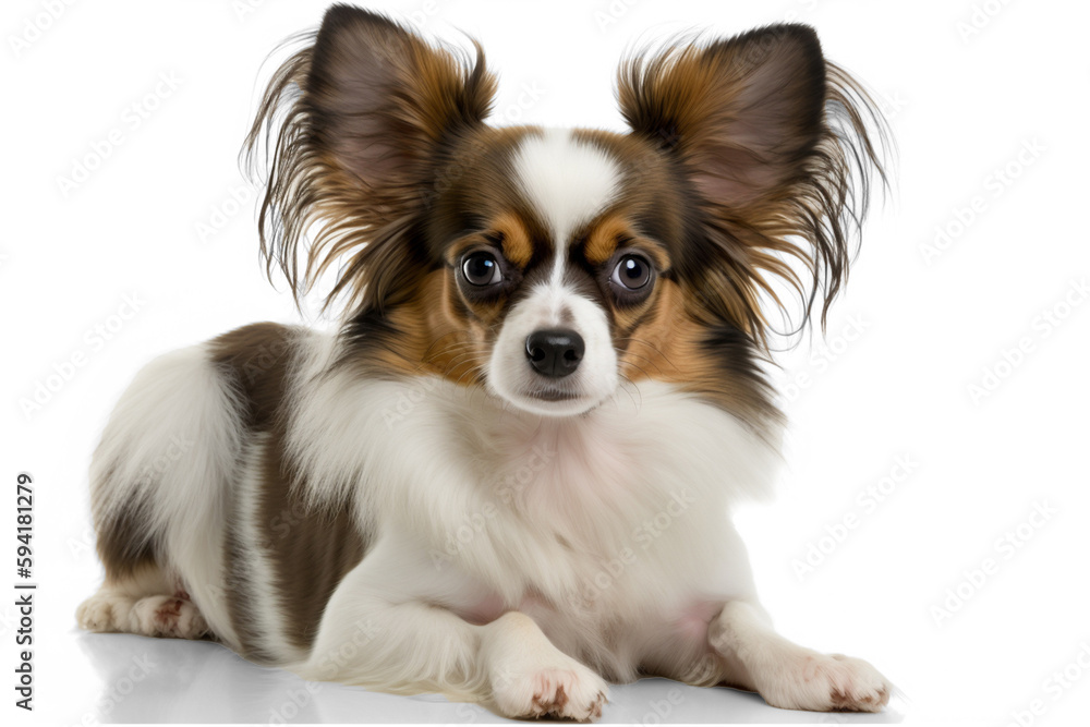 Adorable Papillon Dog: Delightful Companion with Butterfly-like Ears
