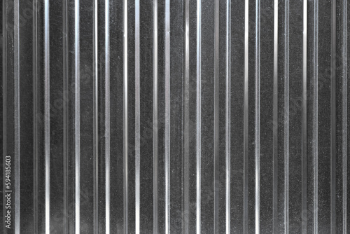 Close-up texture of steel corrugated board.