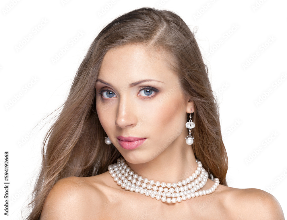 Young cute woman isolated on white background Young cute woman isolated on white background