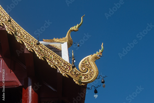 Obraz na płótnie Wat Pa Daed in Muang Chiang Mai , Thailand w salonie