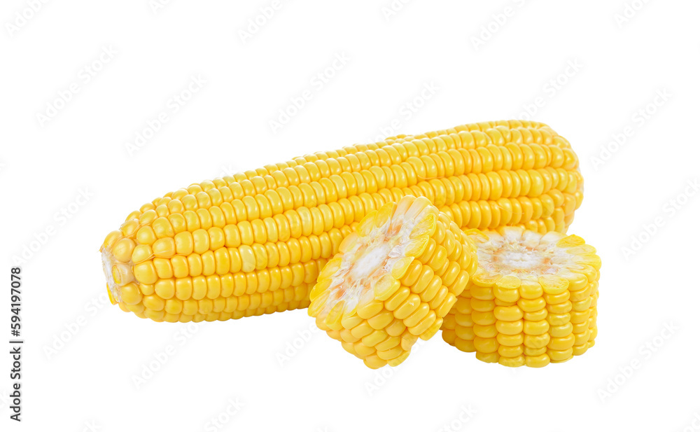 Sweet corn isolated on transparent png Sweet corn isolated on transparent png