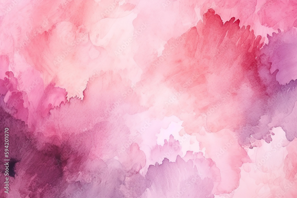 Pink watercolor abstract background Pink watercolor abstract background