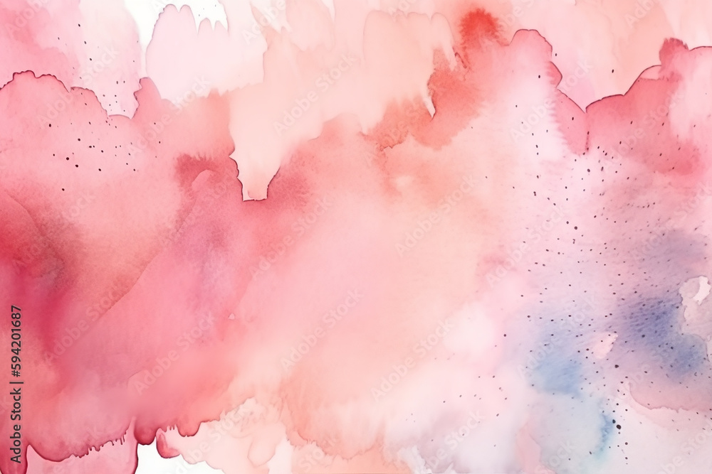 Pink watercolor abstract background Pink watercolor abstract background