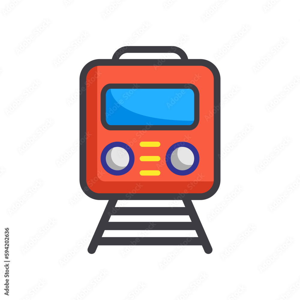 train icon design vector template