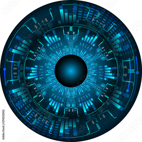 future  eye  technology  digital  system  illustration  abstract  business  science  communication  closeup  vision  iris  human  identification  security  focus  scan  scanning  data  access  circle 