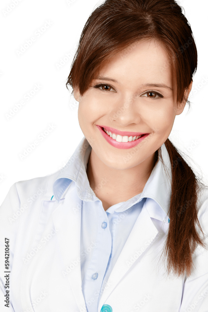 Young cute woman isolated on white background Young cute woman isolated on white background