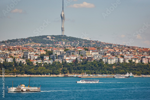 Canvas Print Camlica broadcasting tv radio communication skyscraper