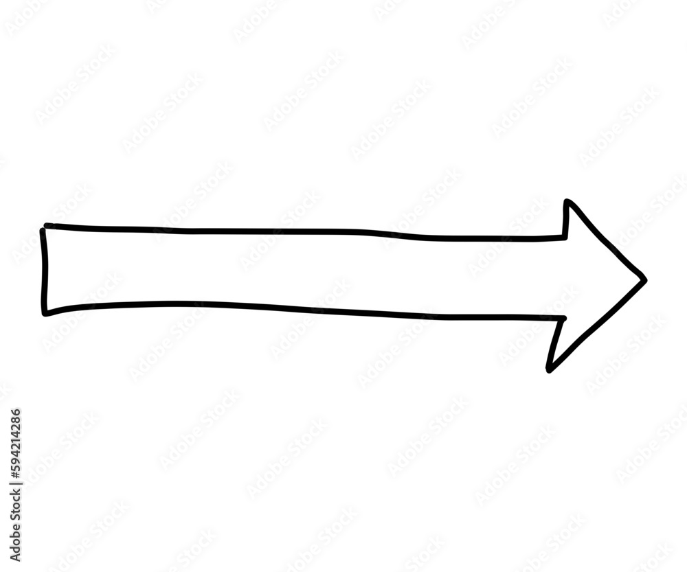 Dünner Pfeil als einfache Vektor-Illustration bzw Icon Dünner Pfeil als einfache Vektor-Illustration bzw Icon