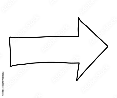 Einfacher Pfeil, der von rechts nach links zeigt, Icon als Vektor