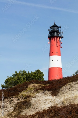 Lighthouse, Hoernum, Sylt, North Frisian Island, North Frisia, Schleswig-Holstein, Germany, Europe