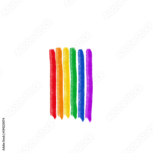 Rainbow BrushStroke