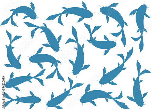 Fish vector design illustration isolated on white background