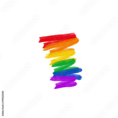 Rainbow BrushStroke