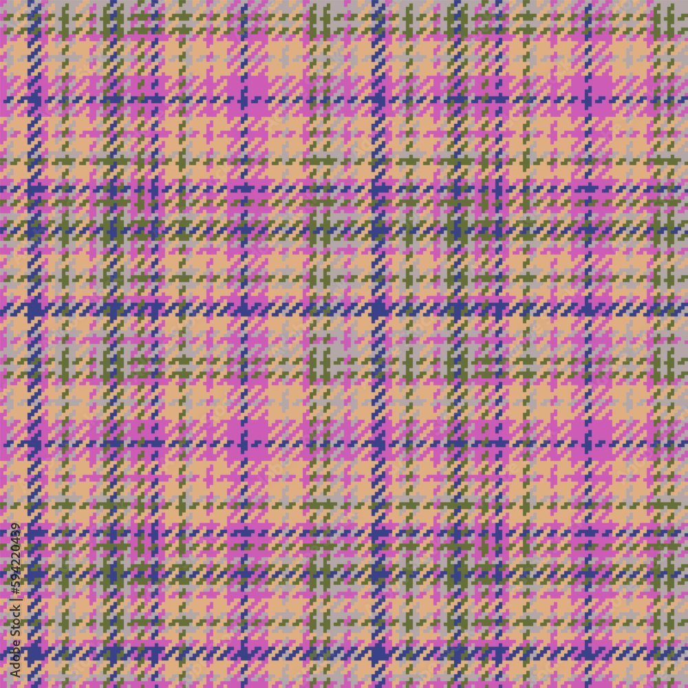 Vector background textile. Texture tartan check. Fabric plaid pattern seamless.